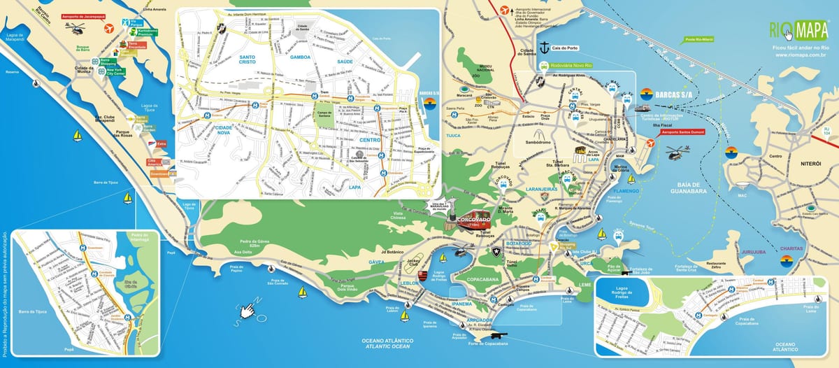 kaarte van Rio de Janeiro