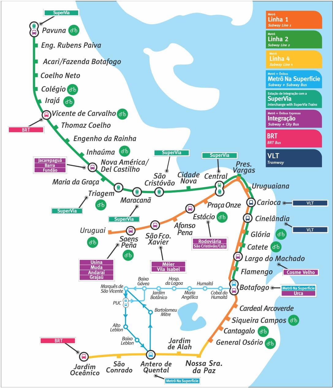 Rio metro kaart pdf